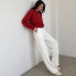 Жіночий спортивний костюм, стійка комір.